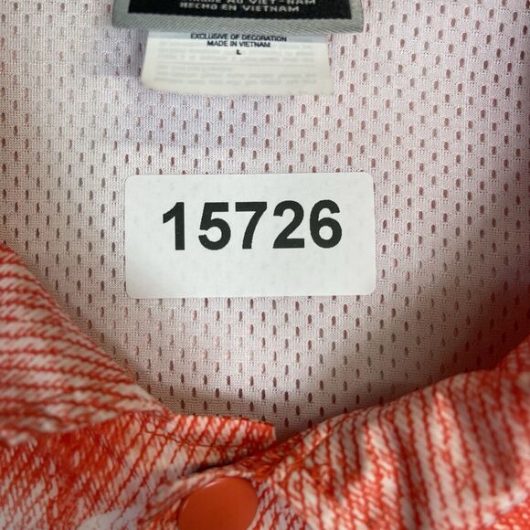 Champion Life Jacket Womens Large Pink Cropped Coaches Warm Up Lined - Picture 10 of 10